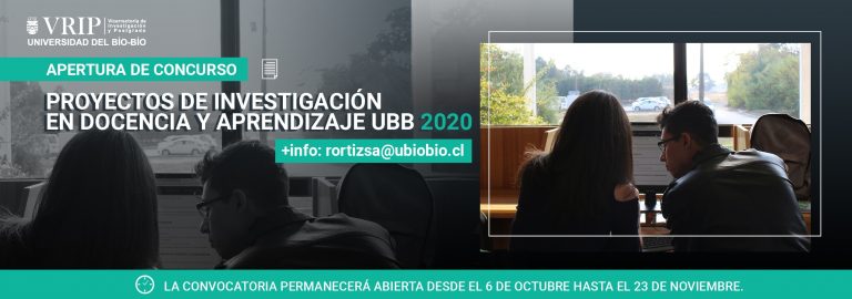 Abierta convocatoria a Concurso de Investigación en Docencia UBB