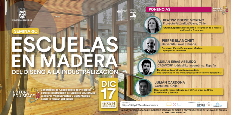 Seminario “Escuelas en Madera: Desde el diseño a la industrialización”