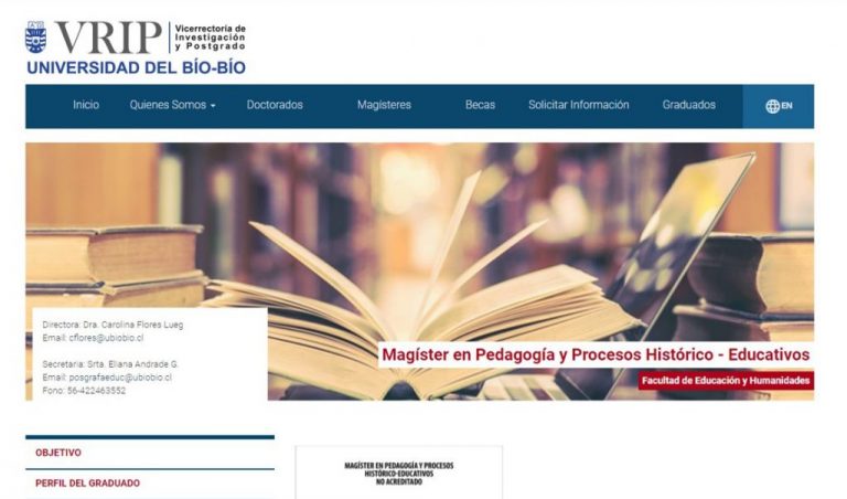 UBB abre nuevo Magíster en Pedagogía y Procesos Histórico-Educativos