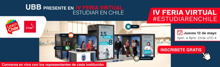 Universidad del Bío-Bío nuevamente presente en la Feria Virtual Estudiar en Chile 2022