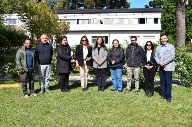 Visita a la Universidad Adventista en Chillán para levantar una propuesta de jardín botánico