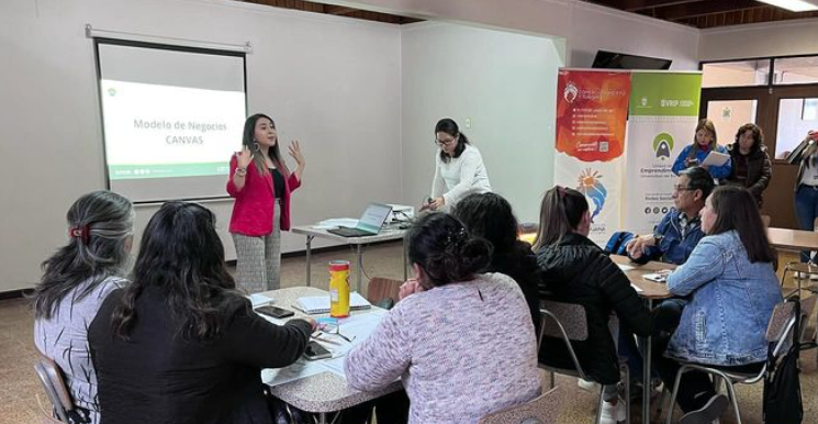 Unidad de Emprendimiento realizó taller de capacitación a emprendedores/as de la comuna de Santa Juana