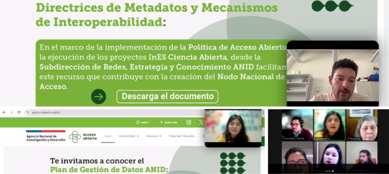 Segunda sesión del ciclo de webinars sobre Ciencia Abierta trató de la gestión de datos en investigación