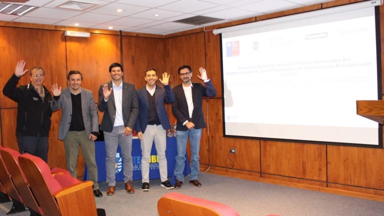 Seminario de cierre de proyecto Fondef presentó innovadores avances tecnológicos en pinturas para mitigar humedad de condensación en viviendas