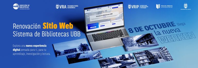 Universidad del Bío-Bío lanza nuevo sitio web de Bibliotecas: un espacio moderno, inclusivo y centrado en la comunidad universitaria