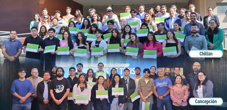 Universidad del Bío-Bío reconoce a estudiantes que adjudican Concurso de Apoyo a Proyectos de Tesis con Impacto en I+D+i+e