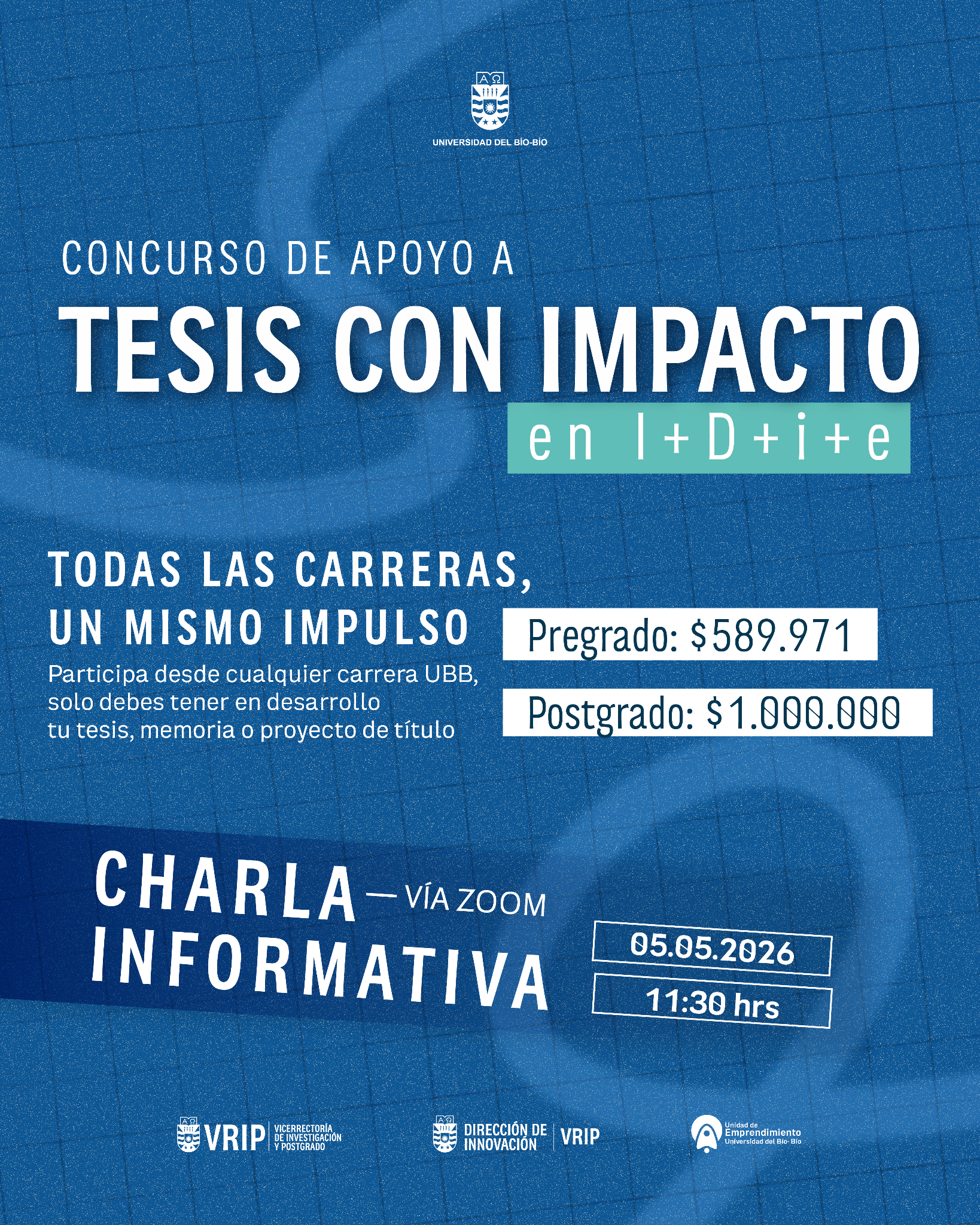 Concurso de apoyo a tesis con impacto en I+D+i+e
