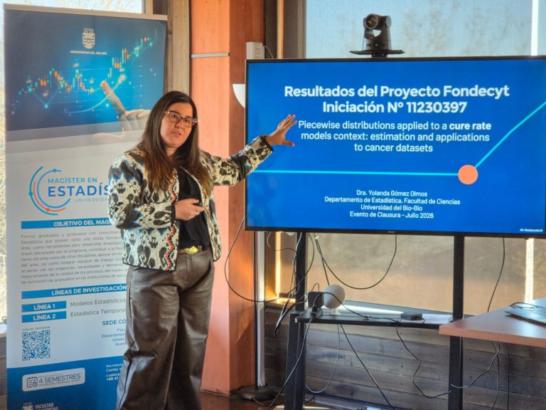 Proyecto Fondecyt de la UBB culmina con innovadores avances en modelos estadísticos para la investigación del cáncer